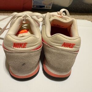 Nike Women's Sneakers - white and orange